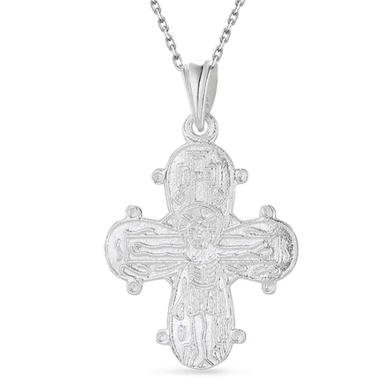 dagmarkruis ketting in zilver - Amoré