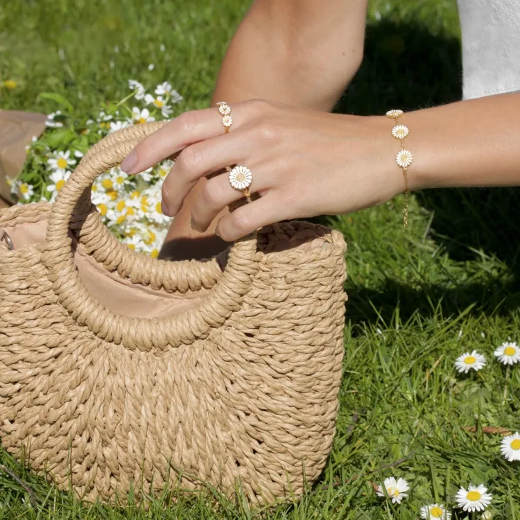 margriet armband in verguld sterlingzilver - Matilda