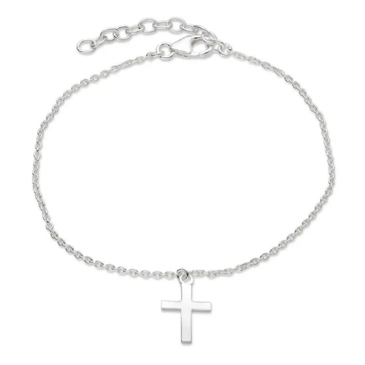kruis armband in zilver - Amoré