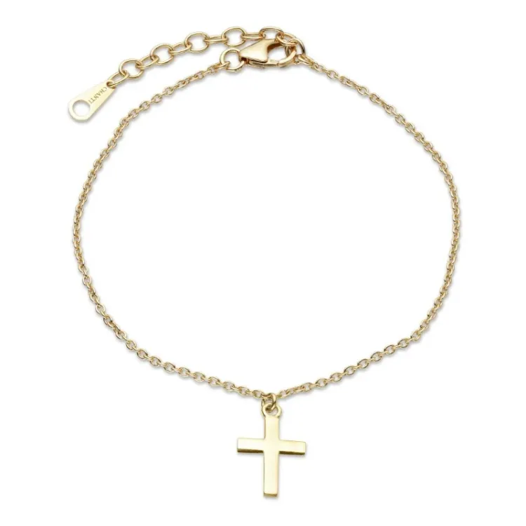 kruis armband in verguld sterlingzilver - Amoré
