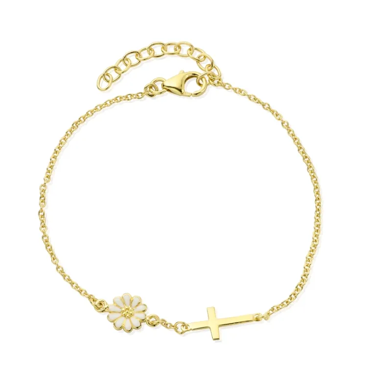margriet armband in verguld sterlingzilver - Marie