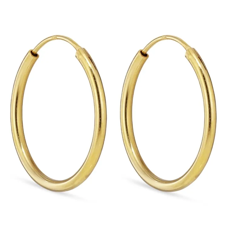 20 mm creool in verguld sterlingzilver - Mix & Match