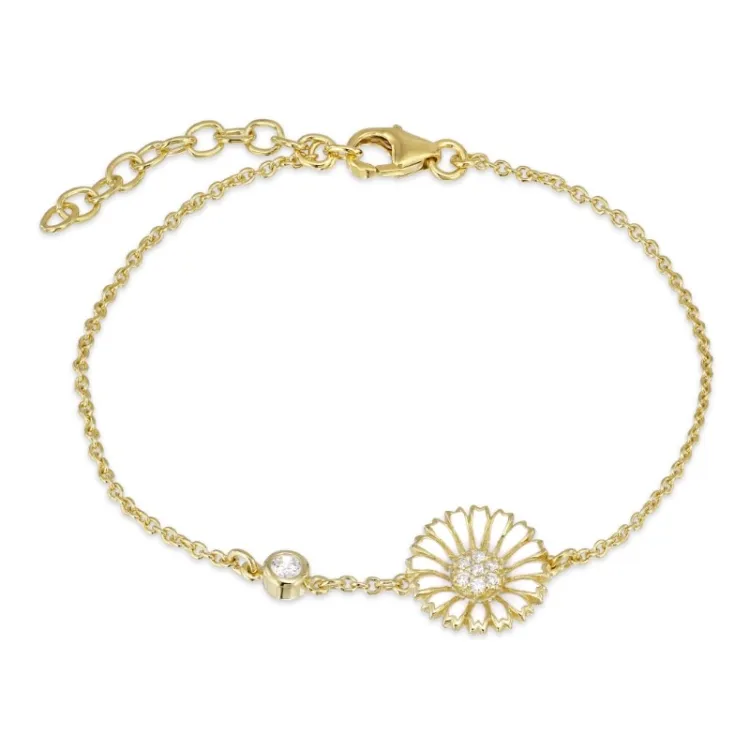 margriet zirkoon armband in verguld sterlingzilver - Marie
