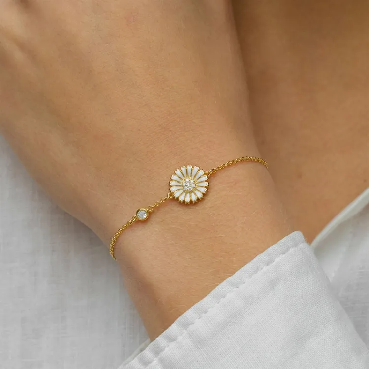 margriet zirkoon armband in verguld sterlingzilver - Marie