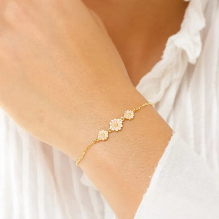 margriet roze armband in verguld sterlingzilver - Maggie