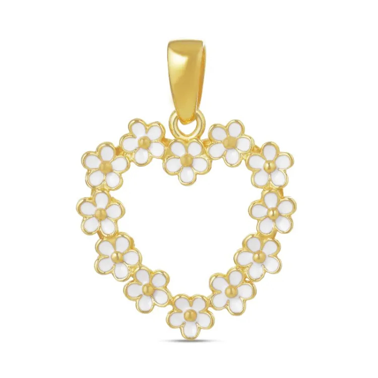 margriet hanger in verguld sterlingzilver - Majse