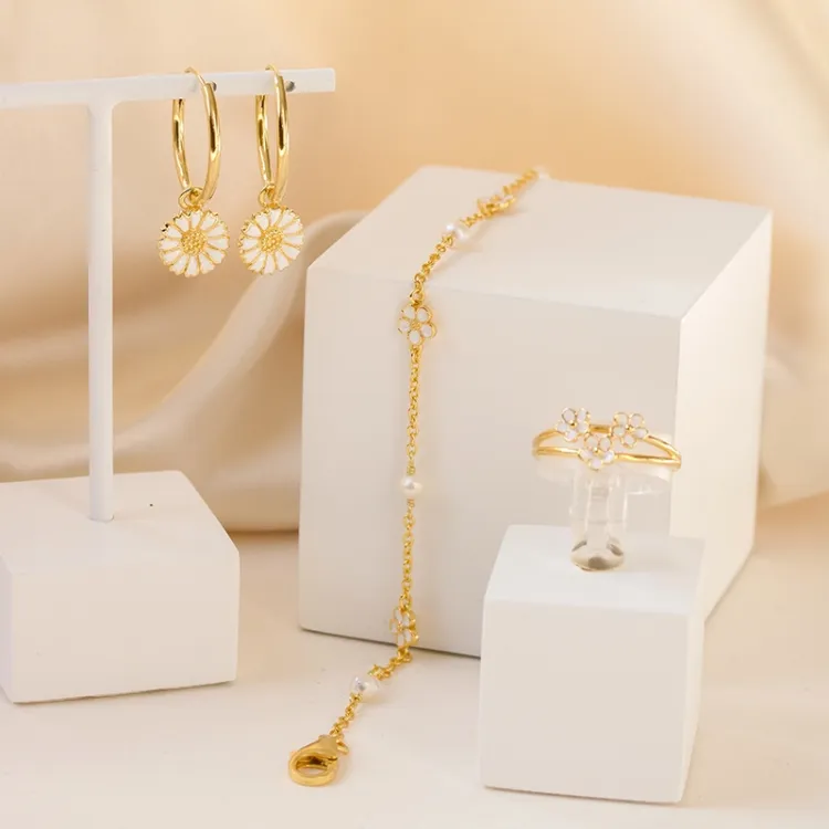 margriet ring in verguld sterlingzilver - Majse