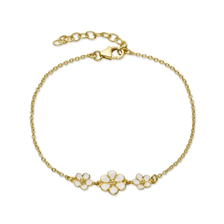 margriet armband in verguld sterlingzilver - Majse