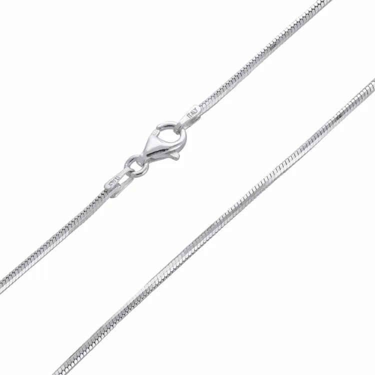 slangenketting in zilver 45 cm x 1,4 mm