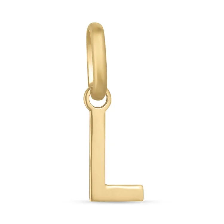 letter l hanger in 8 karaat goud - My Letter