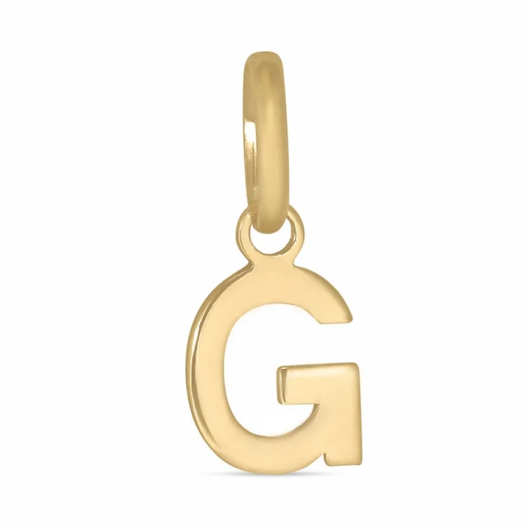letter g hanger in 8 karaat goud - My Letter