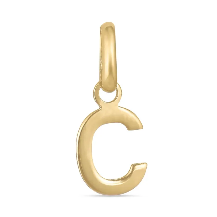 letter c hanger in 8 karaat goud - My Letter