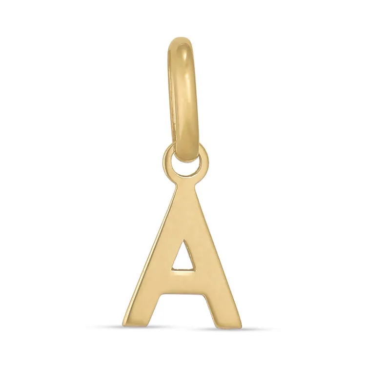 letter a hanger in 8 karaat goud - My Letter