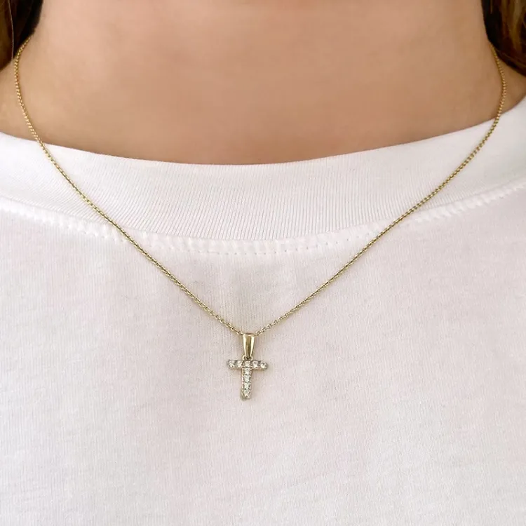 letter t hanger in 8 karaat goud - My Letter