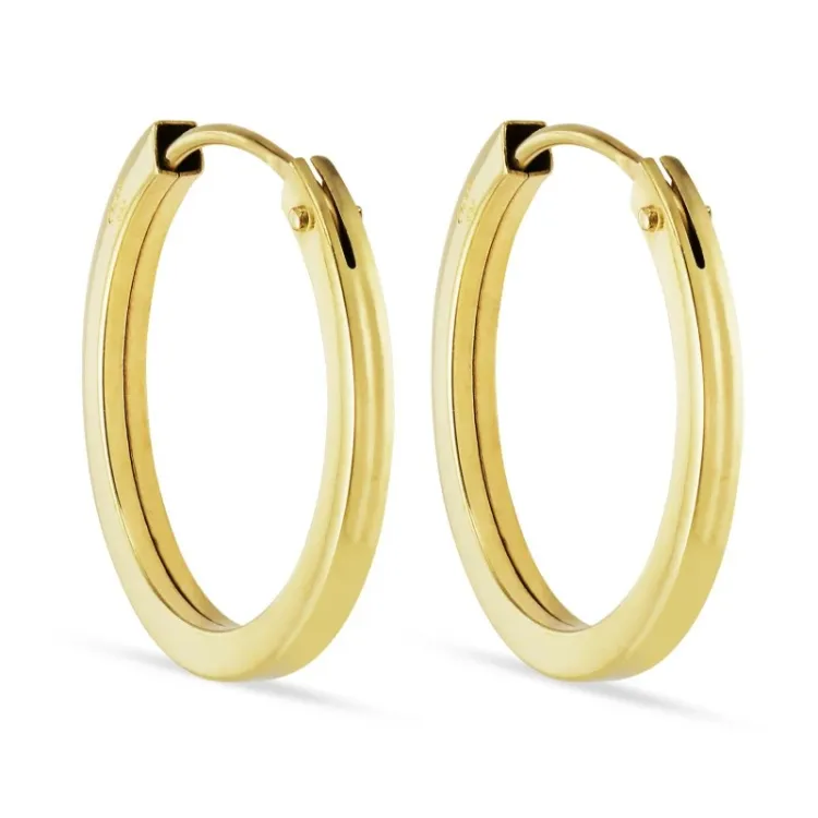 15 mm creool in 8 karaat goud - Gold Collection
