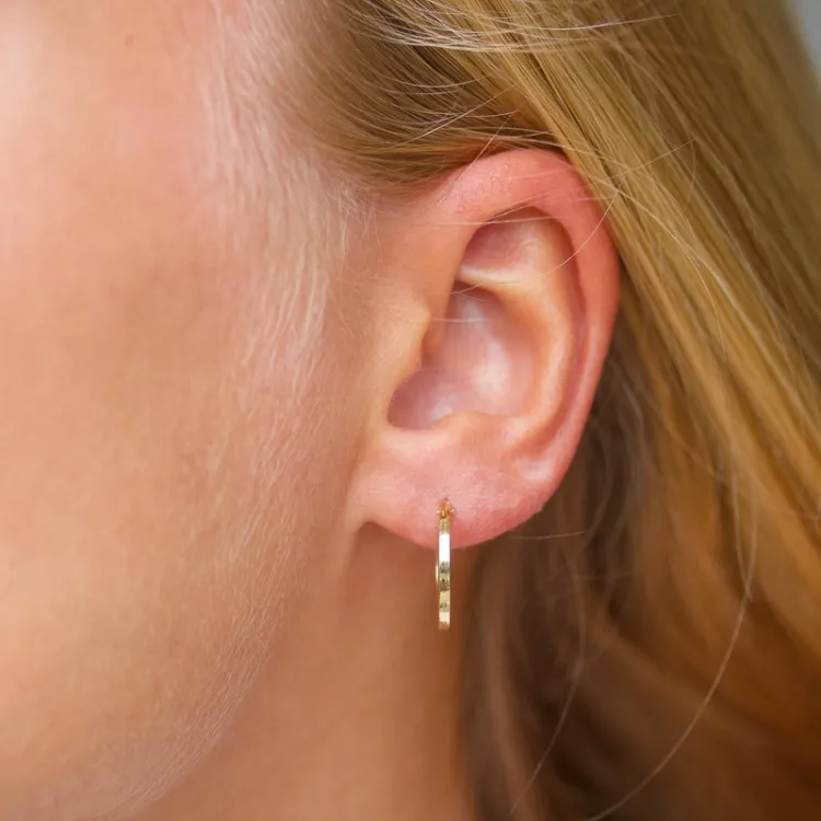 15 mm creool in 8 karaat goud - Gold Collection