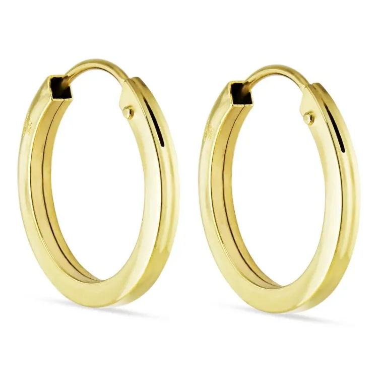 13 mm creool in 8 karaat goud - Gold Collection