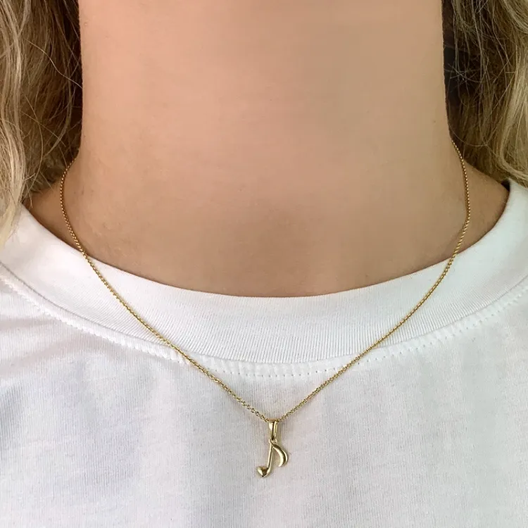 noot hanger in 8 karaat goud - Gold Collection