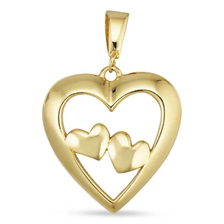 hart hanger in 8 karaat goud - Gold Collection