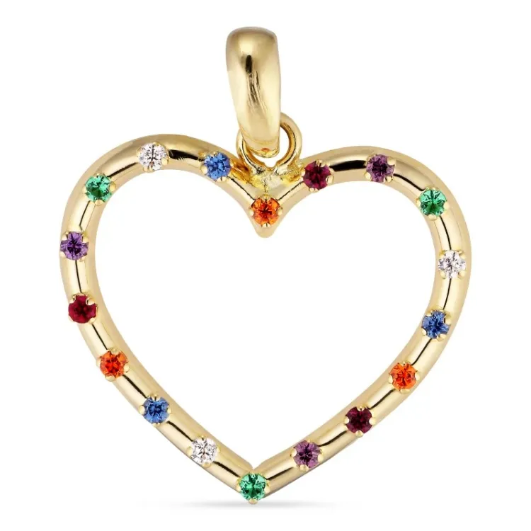 hart hanger in 9 karaat goud - Gold Collection