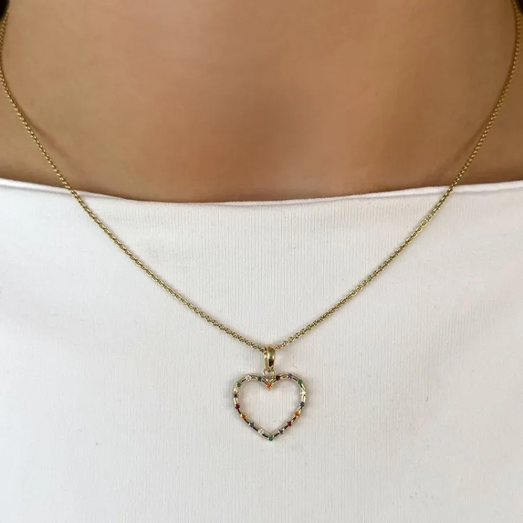 hart hanger in 9 karaat goud - Gold Collection