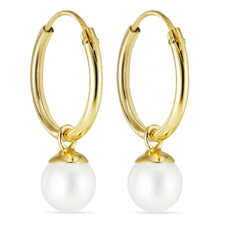 12 mm creool in 9 karaat goud - Gold Collection