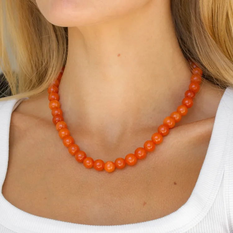 caledoniet ketting in verguld staal - AURA