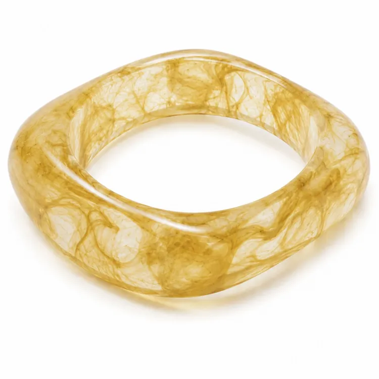 geel bangle in hars - AURA