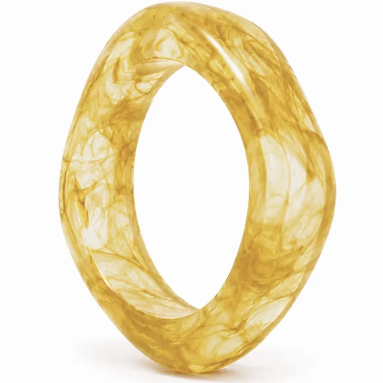 geel bangle in hars - AURA
