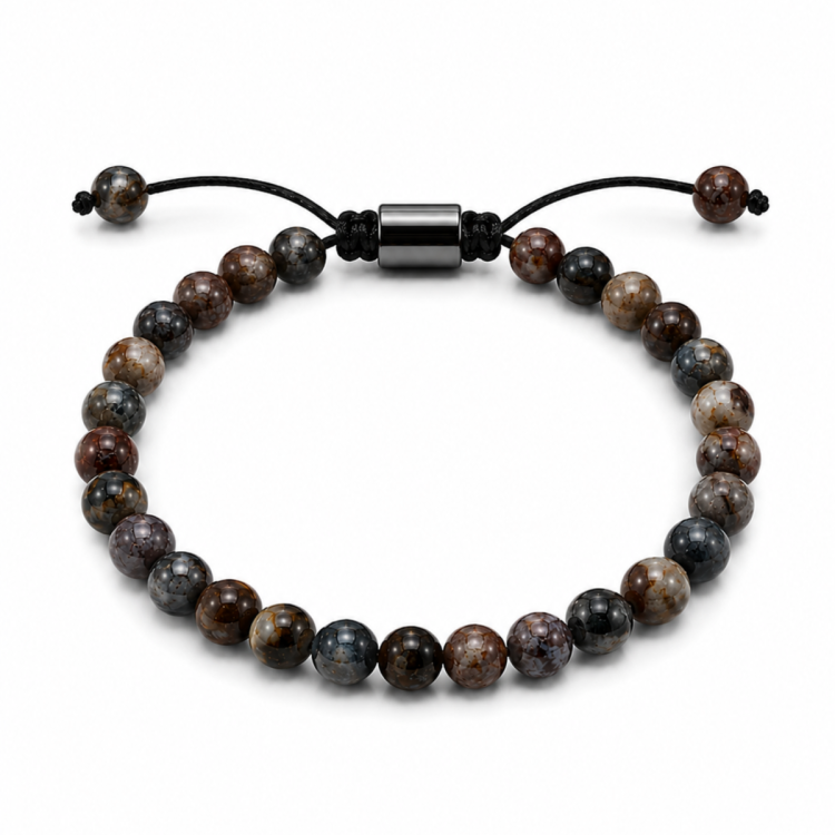 pietersiet armband in nylon met verstelbaar koord