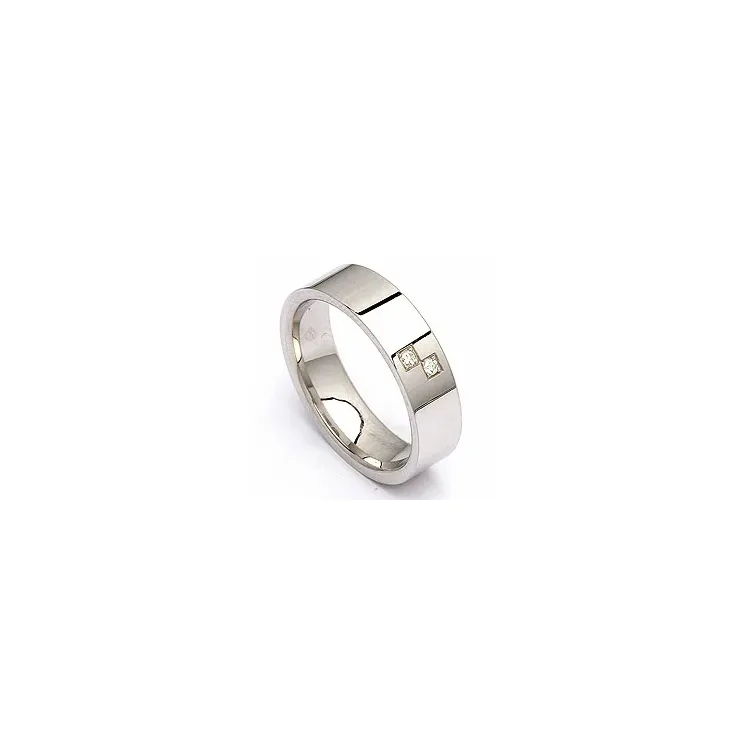Trouwring in zilver 0,030 ct
