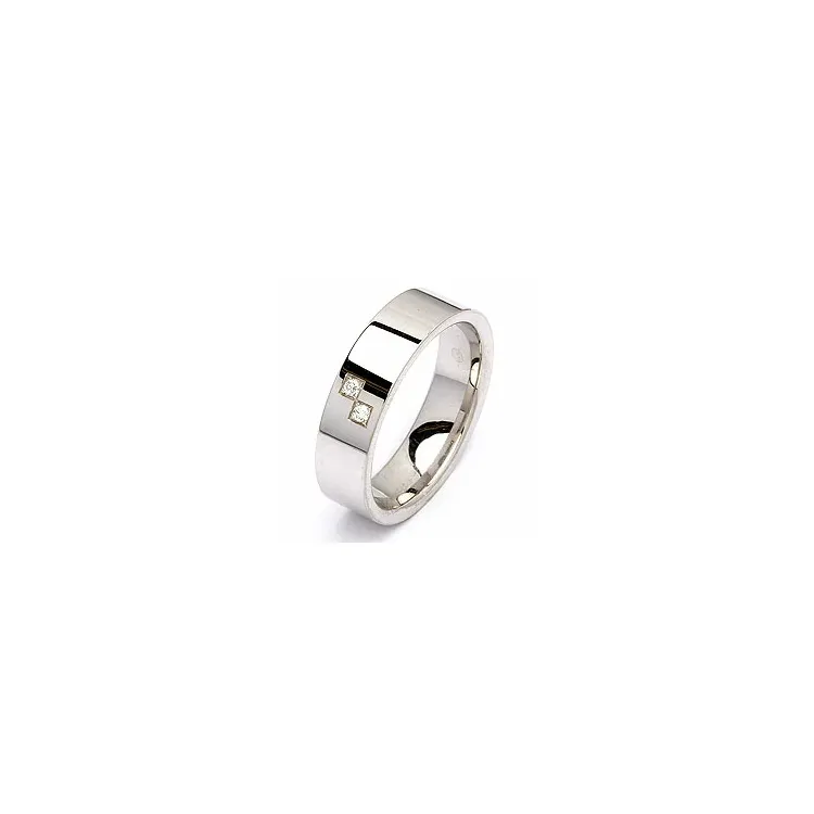 Trouwring in zilver 0,030 ct