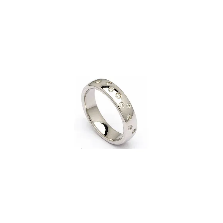 Trouwring in zilver 0,126 ct