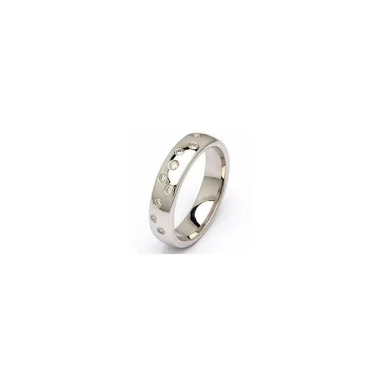 Trouwring in zilver 0,126 ct