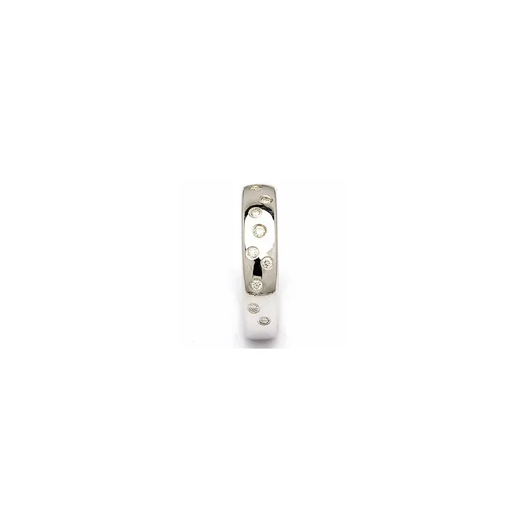 Trouwring in zilver 0,126 ct