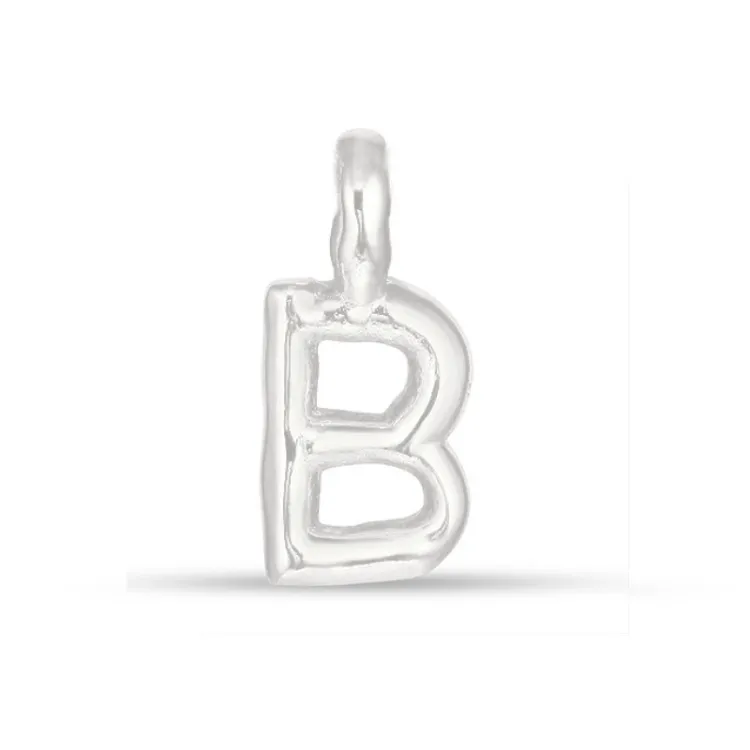 letter b hanger in zilver - My Letter