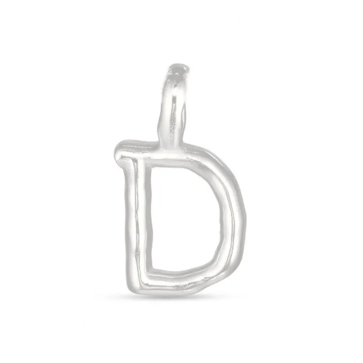 letter d hanger in verguld sterlingzilver - My Letter