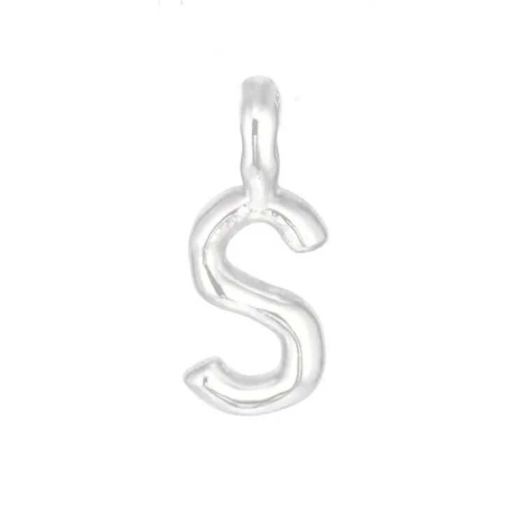 letter s hanger in zilver - My Letter