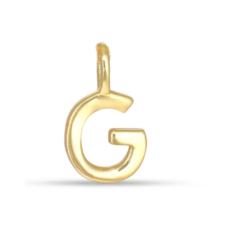 letter g hanger in verguld sterlingzilver - My Letter