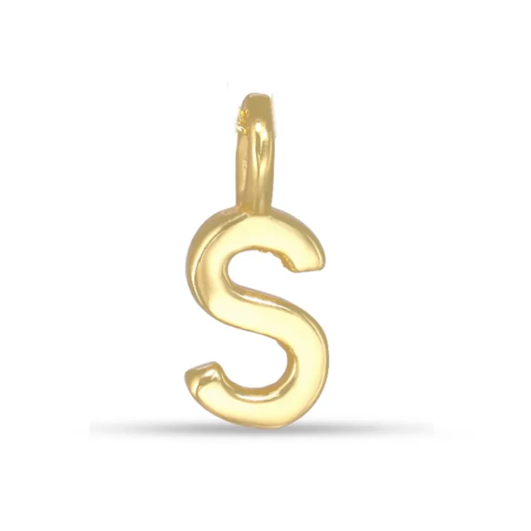 letter s hanger in verguld sterlingzilver - My Letter