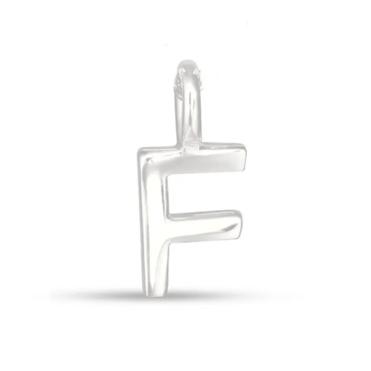 letter f hanger in zilver - My Letter