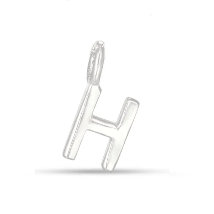 letter h hanger in zilver - My Letter