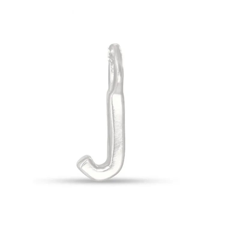 letter j hanger in zilver - My Letter