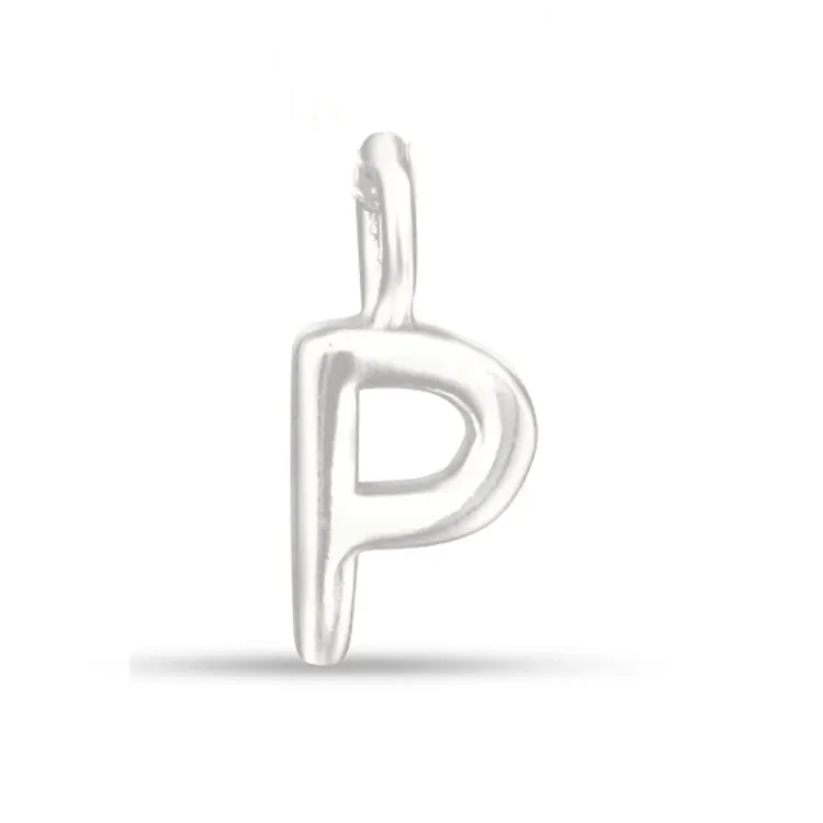 letter p hanger in zilver - My Letter