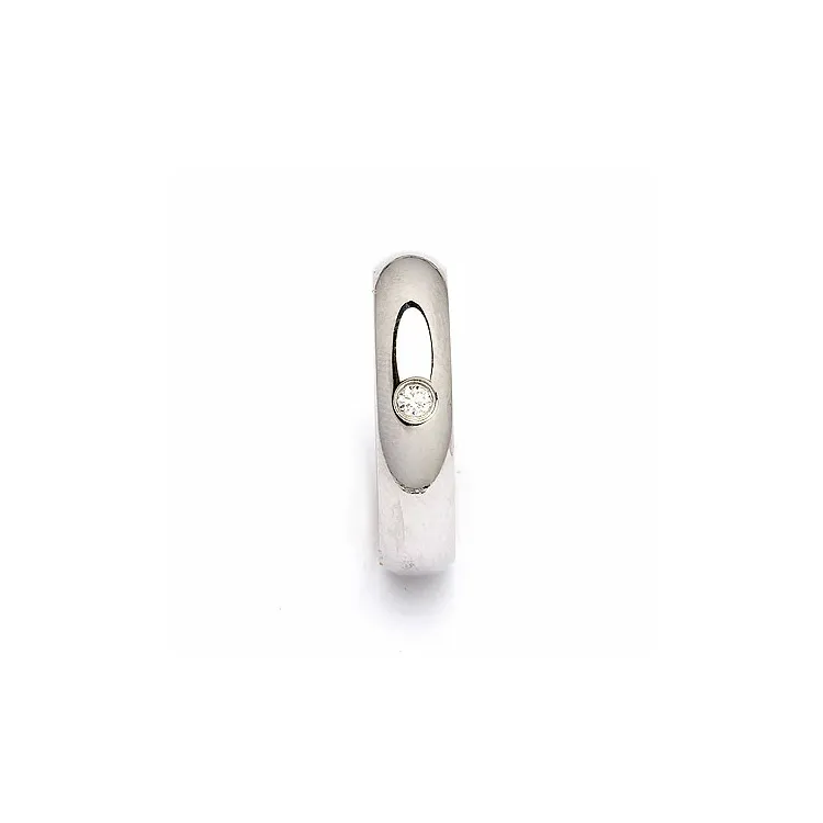 Trouwring in zilver 0,05 ct