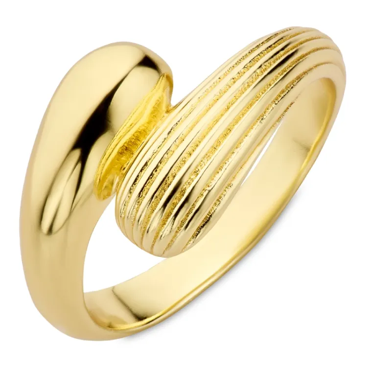 ring in verguld messing - Eliné