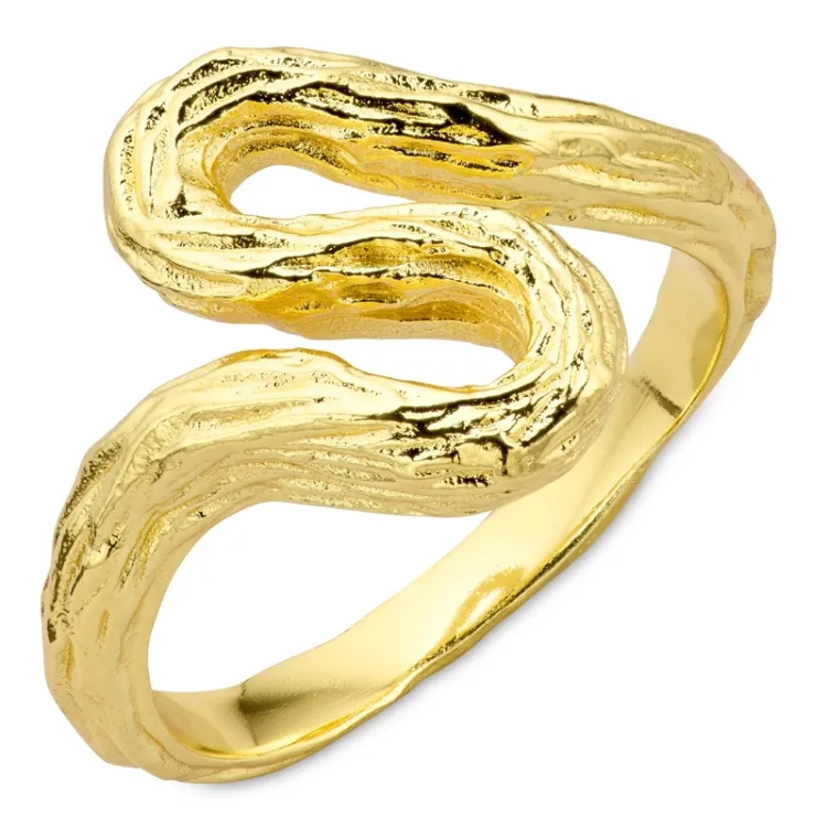 ring in verguld messing - Eliné