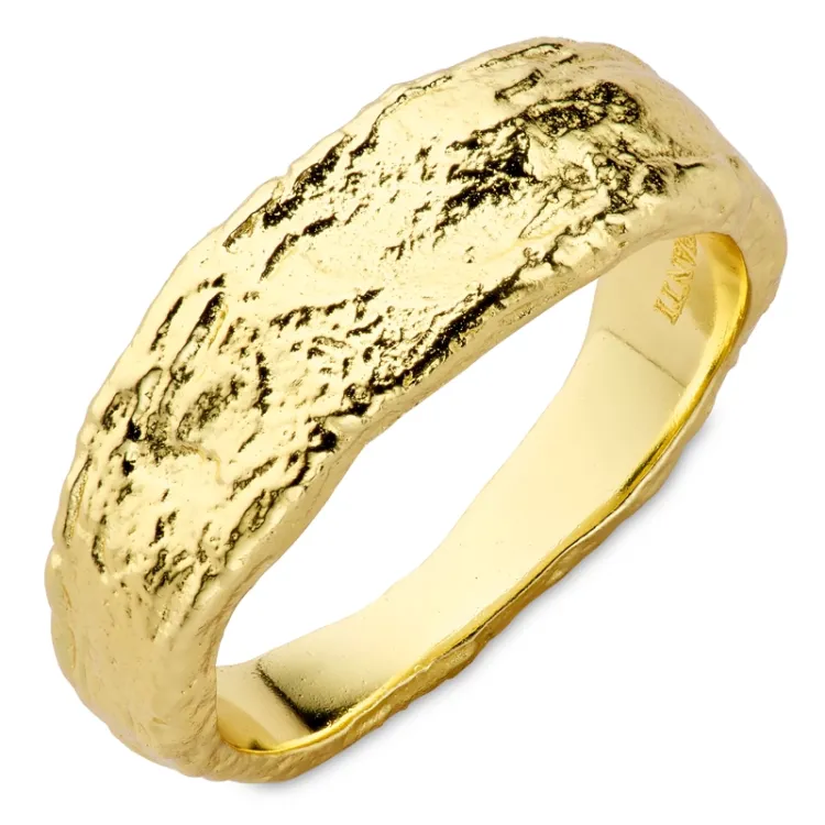 ring in verguld messing - Eliné