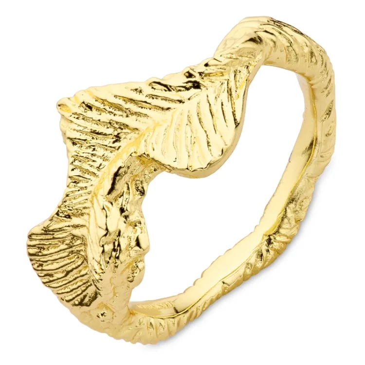 ring in verguld messing - Eliné