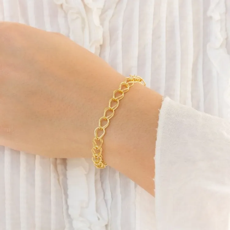 armband in verguld messing - Eliné